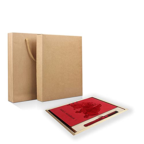 Taccuino in pelle personalizzato con foto e testo