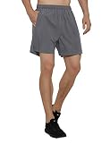 GGK Mens 5 Inch Running Shorts Lightweight Quick Dry Athletic Shorts for Workout Gym Training with B