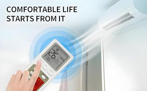 Universal AC Remote Control KT-109 II, Easy Setup, Works With Most AC and Splits