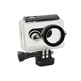 ZHWLOVE Kamera wasserdichte Hülle Schutzhülle 45m Unterwassertauchen wasserdicht Fall Fit for X-Iaomi Yi Sports wasserdichte Box Fit Fit for X-Iaomi Yi Action-Kamera-Schutz (Colour : Black Color)