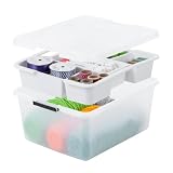 IRIS USA 18 Quart Craft Organizer
