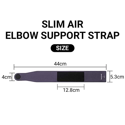 Heybody Slim Air Golf Wrist Support Strap (Gray) | Fitness Golf Tennis Carpal Tunnel Arthritis Wrist Pain Relief Injury Prevention | Comfortable Fit Elastic Material | Breathable Fabric #TOP5