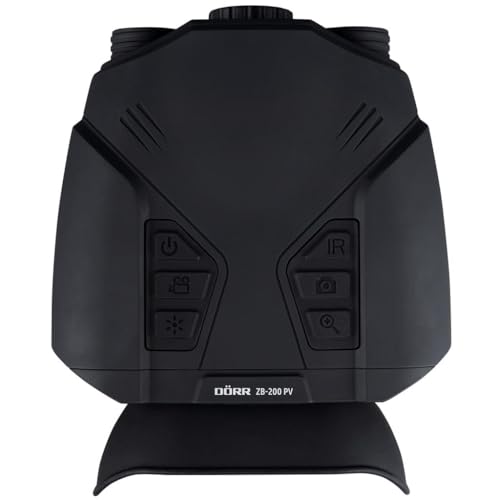 DÖRR ZB-200 PV | Binokulares Nachtsichtgerät | Digitales Nachtsichtfernglas | Foto- & Videoaufnahme | 500m Reichweite | Infrarotbeleuchtung | 2X Digitalzoom | LCD-Sucher
