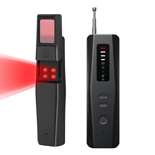 QianShouYan Detector Camaras y Microfonos Ocultos GPS y Detector de Errores, Detector de Señales RF para Hotel Hogar Oficina Viajes