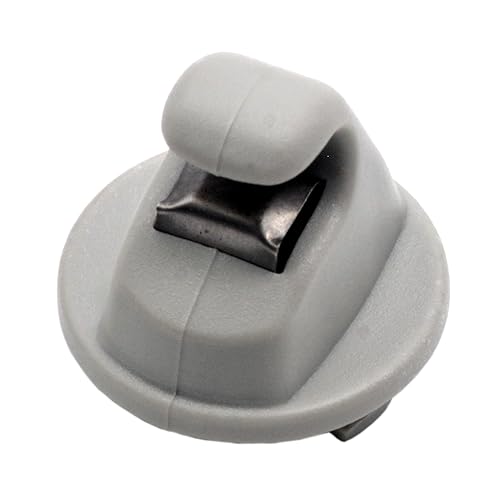 HAOTOM Interior Sun Visor Hook Clip Bracket Compatible for VW Volkswagen Golf MK7 2013 2014 2015 2016 2017 Sun Visor Holder 5G0857561B (Gray)