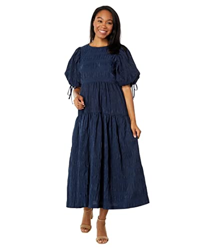 Amazon.com: Moon River Women's Tiered Backless midi Dress, Navy, S :  Clothing, Shoes & Jewelry