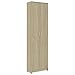 pedkit Armario de Pasillo con 5 Compartimentos Armario Ropero Salón Dormitorio de Aglomerado Roble Sonoma 55x25x189 cm