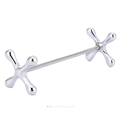 Hopbucan 4 StüCk Legierung EssstäBchen StüTze StäNder Gabeln Messer Halter Rack StäNder Metall Tisch Dekoration (Silber)