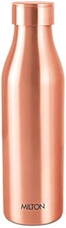 MILTON Copper Charge 1000 Bottle, 850ml, 100% Pure Copper, BPA Free Water Bottle, Leak Proof, Office Bottle, Boosts Immunity, Supports Digestive & Liver Health, Ayurveda Inspired