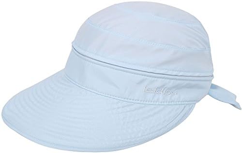 betterbest Woman's Baseball caps Fashion Ladies Bowknot Dual Purpose Two USES Hat Sun Visor Summer Beach Hat (Light Blue)
