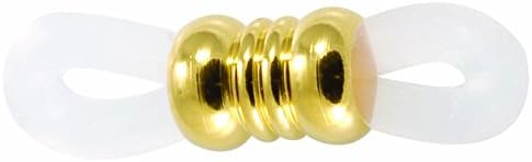 JewelrySupply Eye Glass Holder 20x5mm Gold Plated (Package of 2)