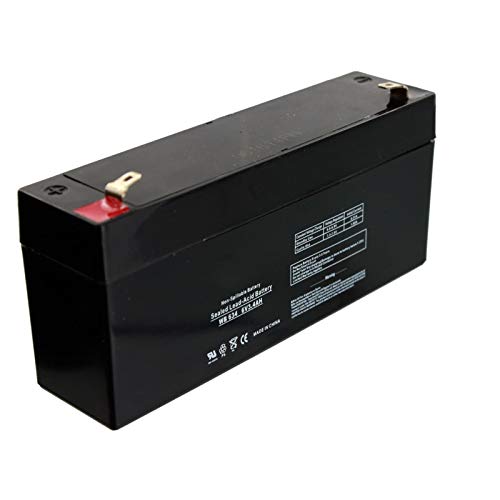 3Pc Exell 6V 3.4Ah Sla Battery Wb634 For Ub634, Ps630, D5732 Many Uses Alarm System, Fire Alarm, Burglar Alarm, Ups Backup Battery, Smoke Detector, Exit Signs, Inverter #TOP2