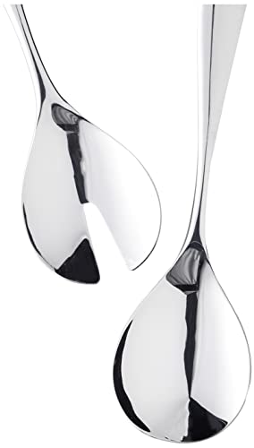 Alessi Mami Salad Set (SG38/14), Silver, 17 x 27.5 x 27 cm - Image 2