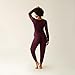 Kindred Bravely CozyKnit Maternity Pajamas & Postpartum Lounge Sets for Women, Long Sleeve Nursing Pajamas (Deep Burgundy, Medium)