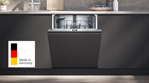 Siemens SX63EX22AE, iQ300 Smarter Geschirrspüler, Vollintegrierte Spülmaschine, 60 cm, Made in Germany, XXL, Besteckkorb, Extra leise, varioSpeed, Auto. Türöffnung, Dreifach rackMatic, infoLight