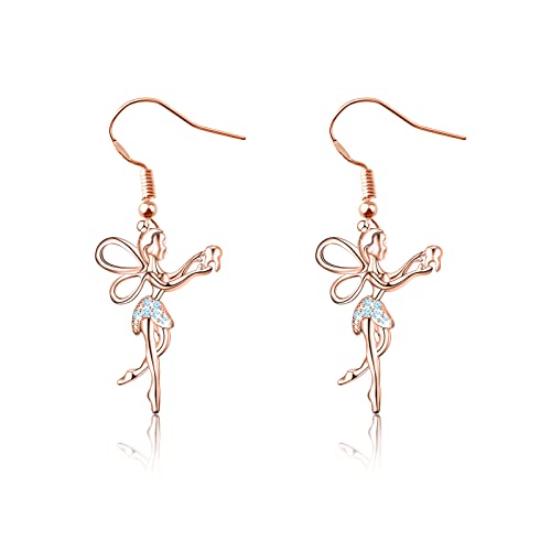 PLITI Tooth Fairy Earrings Fairy Wings Birthstone Jewelry For Daughter Niece birthday Gift Dental Assistant Gift2