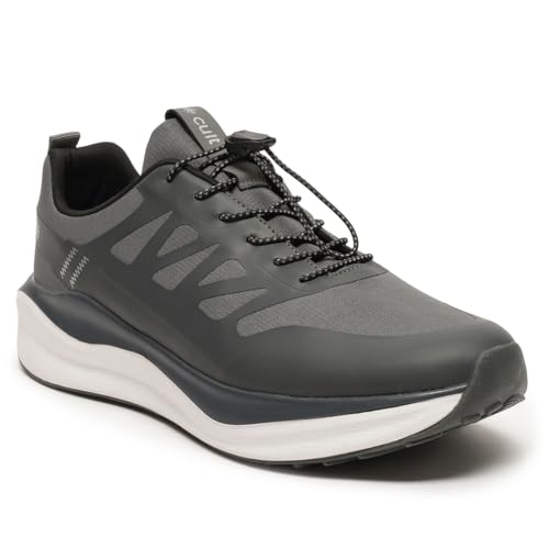 CULT Men Vaydr Running Shoes (D.Grey/L.Grey_UK9)