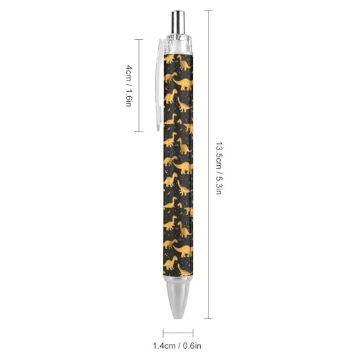 Bolígrafos retráctiles de dinosaurio de 0,5 mm (pack de 4 unidades) 2