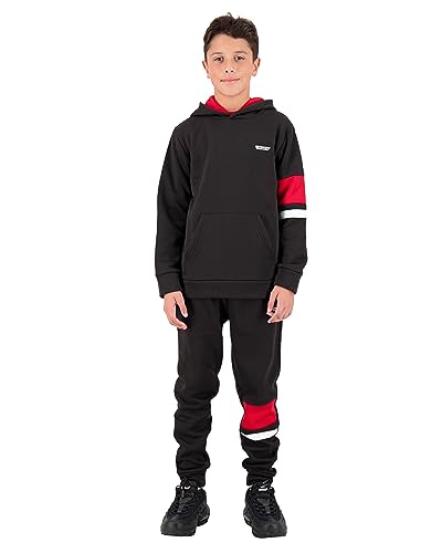 Hind 3 Piece Boys Jogger Set and Tee Shirt - Fleece Hoodies Sweatpants and T-Shirts for Boys3