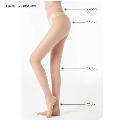 2 Pairs Sheer Pantyhose for Women Ultra Thin,Reinforced Toe & Waist, 20/0 Denier Stockings4