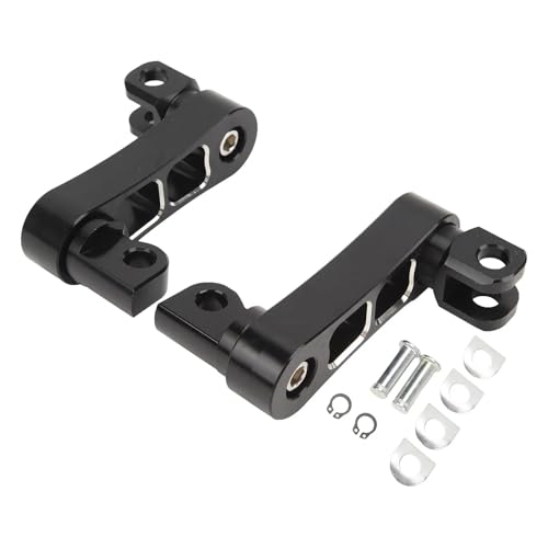 Repose-pieds pour moto et support d'extension autoroute réglable à 360° universel