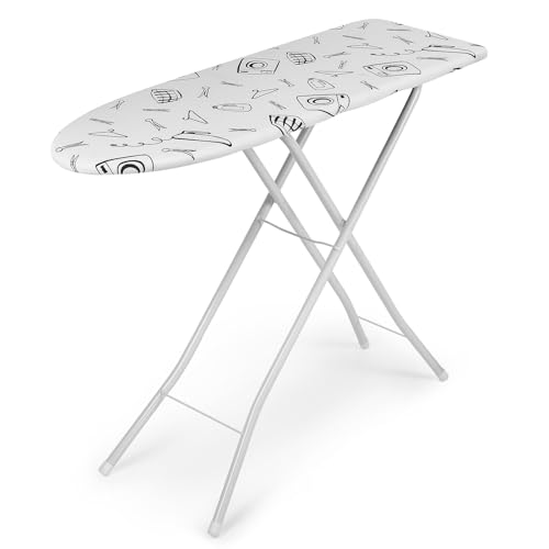 La Mejor Recopilación de Burro Planchar - 5 favoritos. 42 Burro de Planchar, Tabla de Planchar Altura Ajustable, con Soporte para Hierro, 8 mm Almohadilla de Grosor, Extraíble y Lavable, Burro de Plegable Apto para Usar sobre la Mesa o...