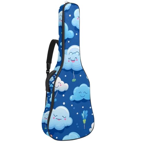 Sac de transport pour guitare acoustique 104,7 cm avec plusieurs poches