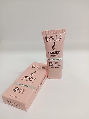 KKODE VELVETIVE LIGHT WEIGHT SKIN SMOOTHNING PRIMER, 25ml WITH 5 IN 1 FUNCTIONS, A PERFECT BASE FOR MAKEUP.