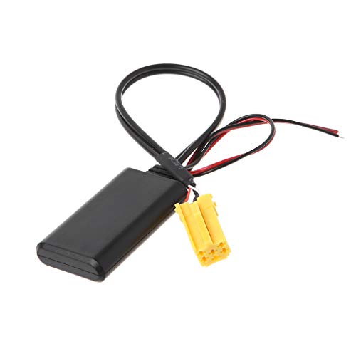 WANGYUMI Plug Adapter, Car Bluetooth AUX Adapter Wireless Radio Stereo AUX-in Cable for Smart ForTwo 451 5351