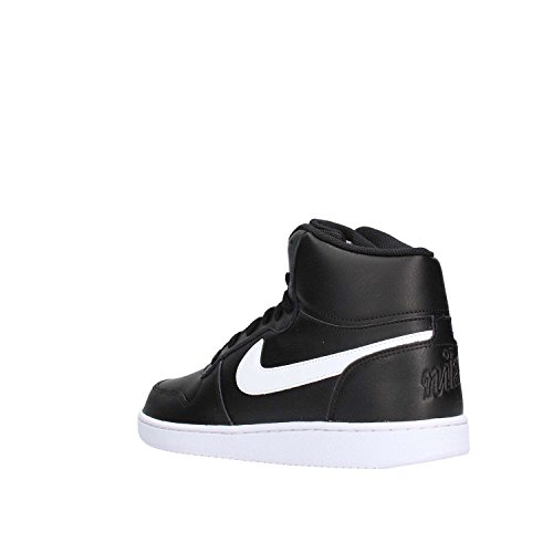 Nike Ebernon Mid Men's Basketball Shoes, Black Black White 002, 9