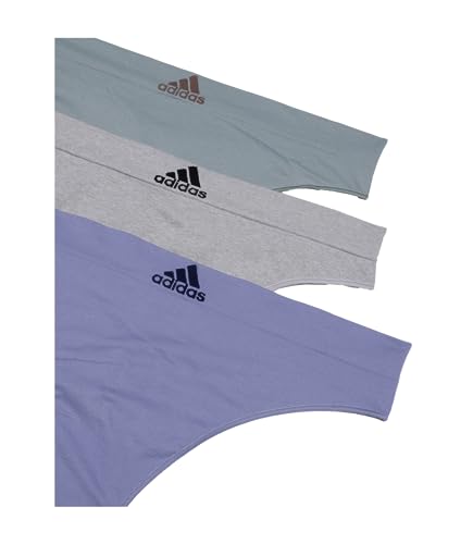 Image of adidas womens Seamless Thong Underwear 3-pack