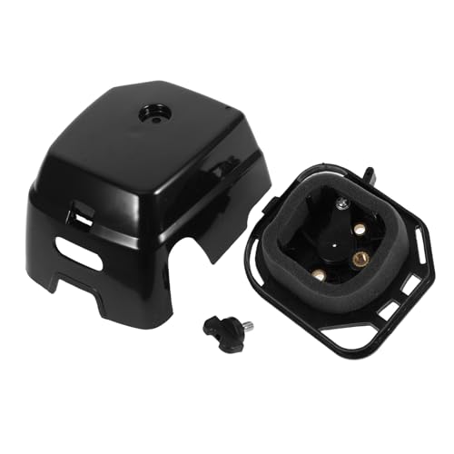 CANIGHT 1 セット 芝刈り機のエアフィルター トリマーアクセサリー ガーデンエアフィルターキャ 刈払機エアフィルターカバー 小型刈払機エアフィルターキャ Black Pp