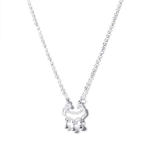 Collier en argent S925 pour femme sensible chaîne anti-ternissement