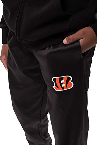 Ultra Game NFL Official Youth Super Soft Game Day Jogger Sweatpants, Cincinnati Bengals, Team Color, 18-20 - Thumbnail 4