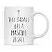 Andaz Press 11oz. Graduation Coffee Mug Gift, This Badass Has a Masters Degree, Arrow Graphic, 1-Pack, Includes Gift Box, Cups for Graduates School Students of Class of 2020, Grad Diploma