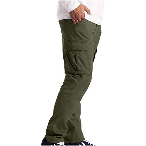 Construction Pants For Men - Men's Cargo Pants 2023 Casual Outdoor Hiking Pants Workout Athletic Jogger Sweatpants Loose Fit Trousers With Pockets, Windbreaker Pants Men #TOP3