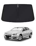 KUST Windshield Sun Shade for Chevy Malibu 2013 2014 2015 Window Accessories Sun Cover Foldable Blocks UV Rays Keep Car Cooler