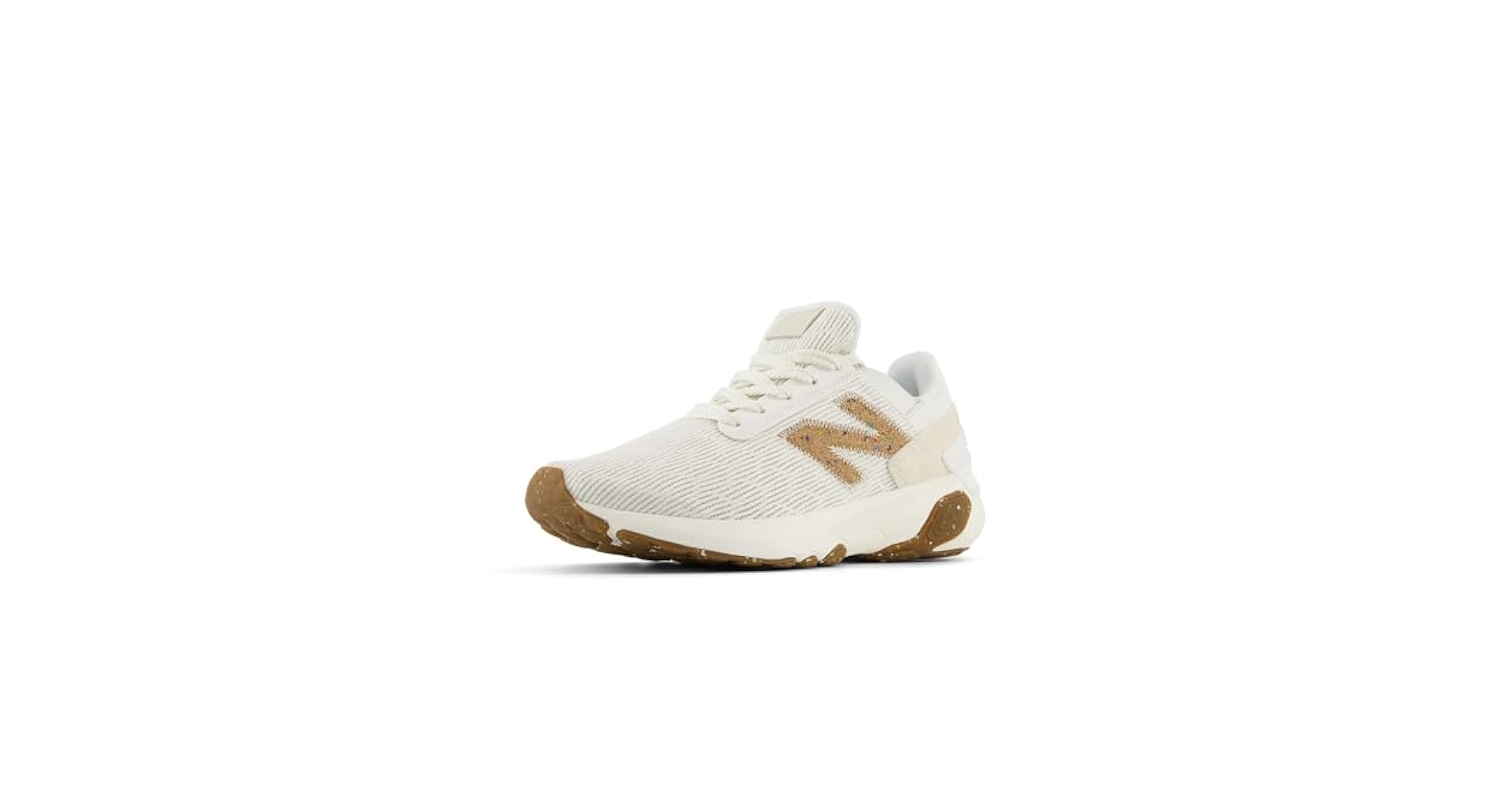 New Balance Fresh Foam シューズ ホワイト/ゴールド Womens 11 WIDE New Balance Fresh Foam X More V4 White Gold