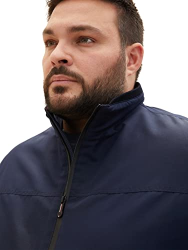 TOM TAILOR Herren Plussize Jacke 1037015, 10668 - Sky Captain Blue, XXL – Ansicht 4
