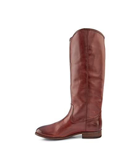 Frye Melissa Button Tall Mahogany 8 B (M) #TOP22