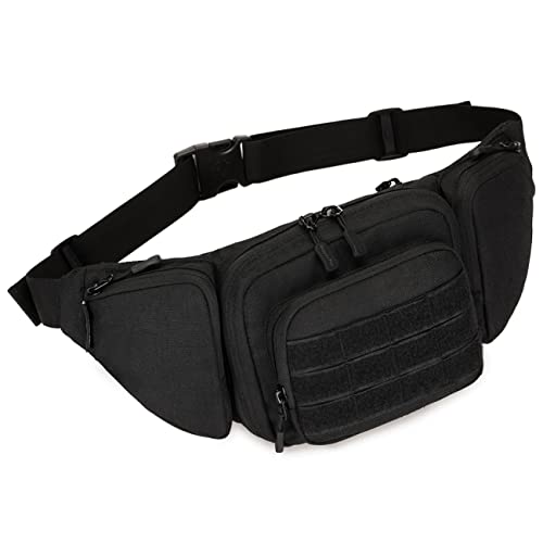 Tactical Waist Pack Portable Fanny Pack Outdoor Army Waist Bag Military Waist Pack for Cycling Camping Hiking Hunting Fishing