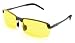 Dreamviva Polarized Night Vision Sunglasses AL-MG Frame Anti-Glare UV400 Protection Driving Fishing Eyewear for Men Yellow Lens