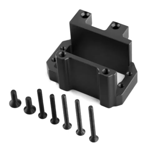 RC Car Accessories for Traxxas for Sledge 1/8 Metal Servo Mount RC Car Upgrade Accessories Replace Modify Parts(Black)