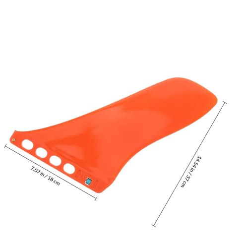Aileron de remplacement planche de surf en matériau robuste orange - 2