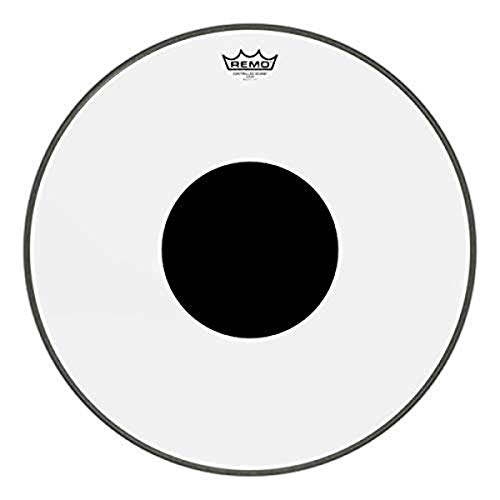 Remo Controlled Sound Clear Black Dot™ Bass Drumhead - Top Black Dot™, 20" #TOP25
