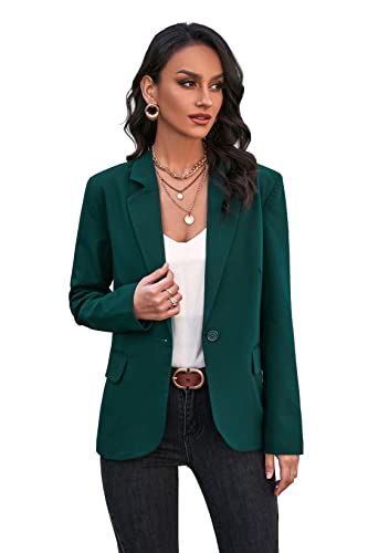 Odcocd Women's Blazer (Xl, Forest Green) #TOP10