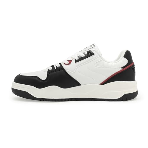 Image of Red Tape Men's Sneakers Black Pu Round Toe Lace-Up Easy Movement