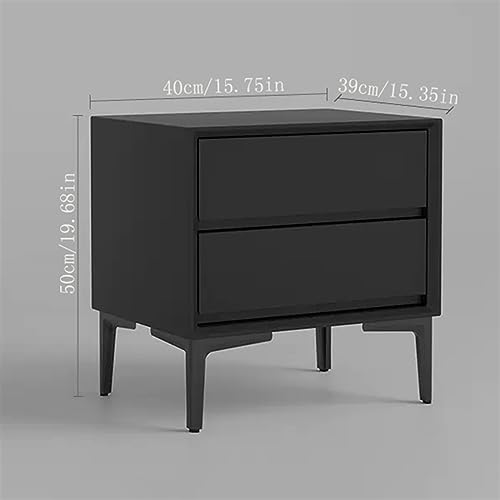 Table de chevet double tiroir pour optimiser le rangement des petits espaces - 4