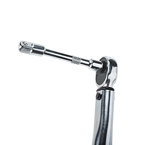 Btshub 1/4" Drive Click Torque Wrench Reversible Chrome Vanadium Steel 10.75" Length #TOP2