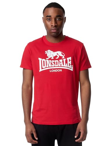 Lonsdale St. Erney T-Shirt Homme en coton noir pour un style sport chic
